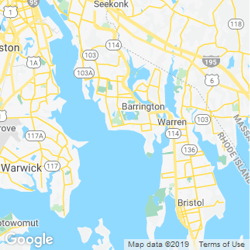 LawnStarter service area around  Barrington RI 