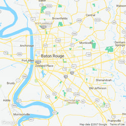 LawnStarter service area around 2900 Westfork Dr #401 Baton Rouge LA 70827