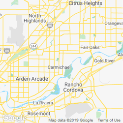 LawnStarter service area around  Carmichael CA 