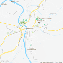 LawnStarter service area around  Connellsville PA