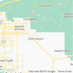 LawnStarter service area around  Gold Canyon AZ 