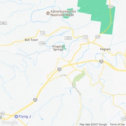 LawnStarter service area around  Kingston Springs TN 