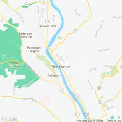 LawnStarter service area around  New Brighton PA 