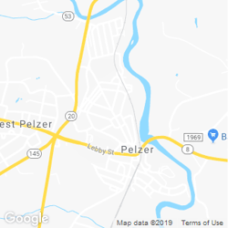 LawnStarter service area around  Pelzer SC 