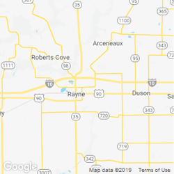 LawnStarter service area around  Rayne LA 