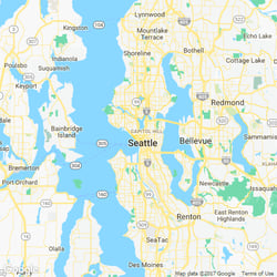 LawnStarter service area around 5000 25th Ave NE #3203 Seattle WA 98105