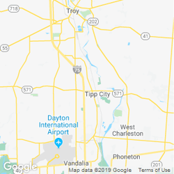 LawnStarter service area around  Tipp City OH
