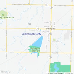 LawnStarter service area around  Wellington OH 