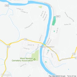 LawnStarter service area around  West Newton PA